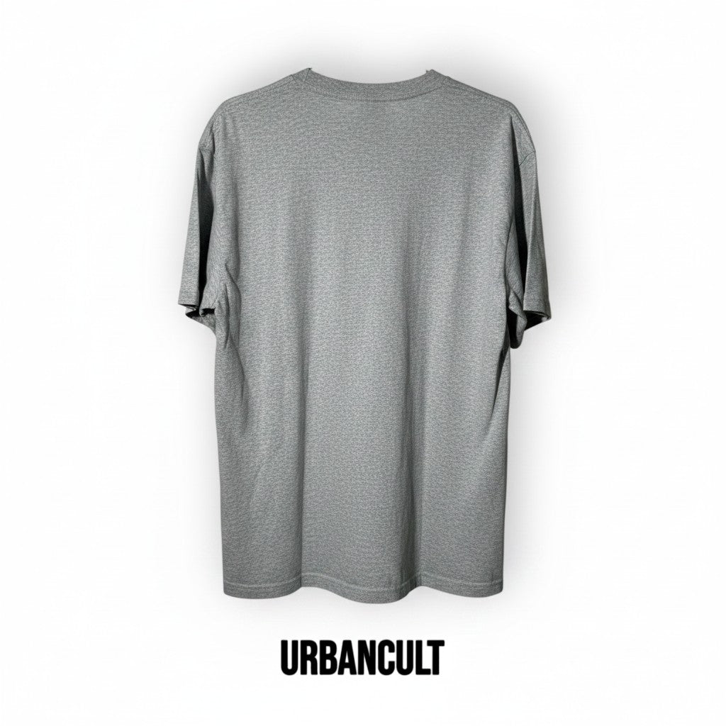 Urban Cult Supreme League Ball T-shirt Grigia in cotone, taglia M, con grafica sportiva sul davanti.