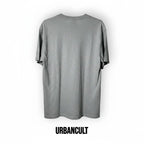 Urban Cult Supreme League Ball T-shirt Grigia in cotone, taglia M, con grafica sportiva sul davanti.