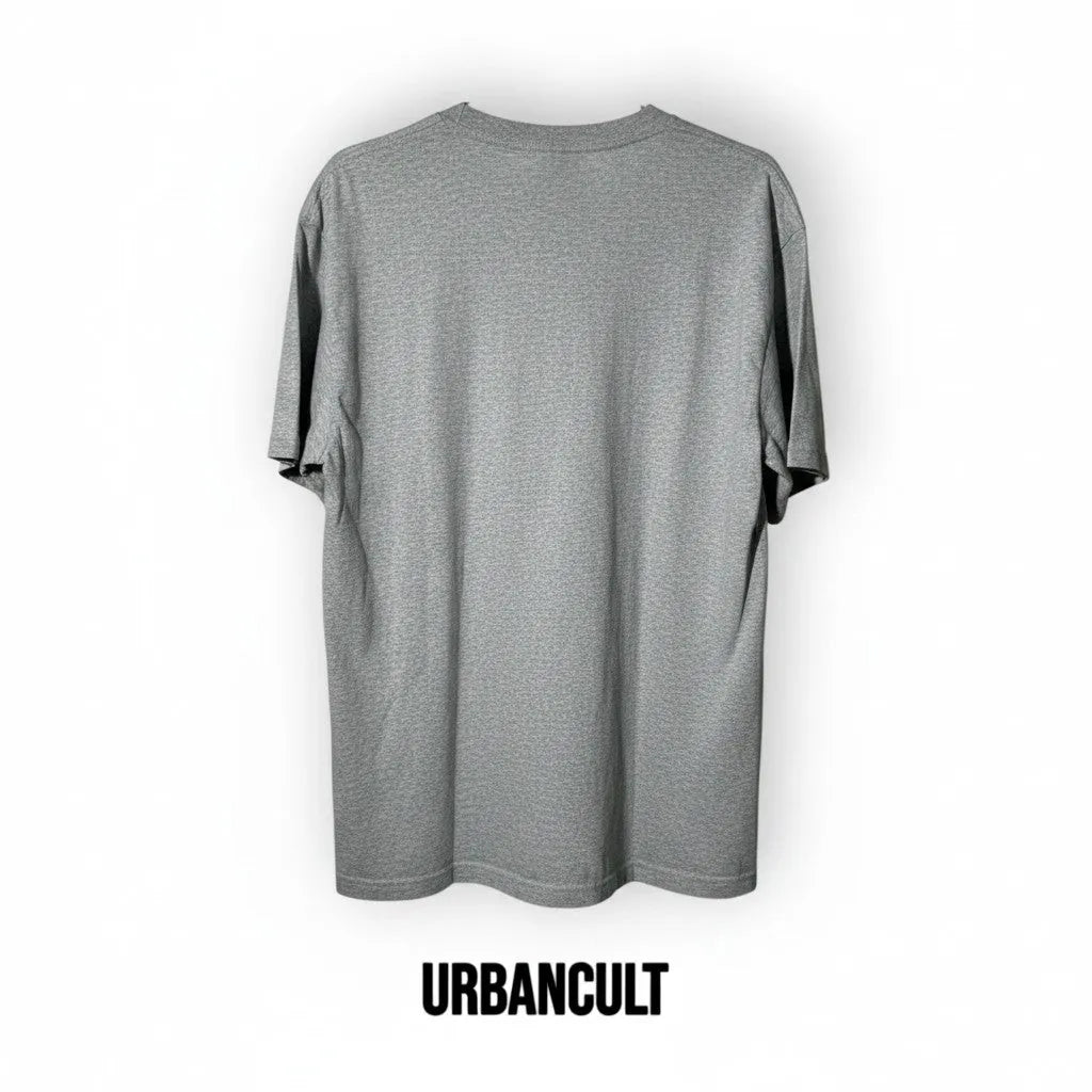 Urban Cult Supreme League Ball T-shirt Grigia in cotone, taglia M, con grafica sportiva sul davanti.