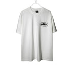 Urban Cult T-Shirt bianca in cotone con stampa grafica Alcatraz OG Island sul petto. Modello girocollo a maniche corte.