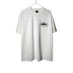 Urban Cult T-Shirt bianca in cotone con stampa grafica Alcatraz OG Island sul petto. Modello girocollo a maniche corte.