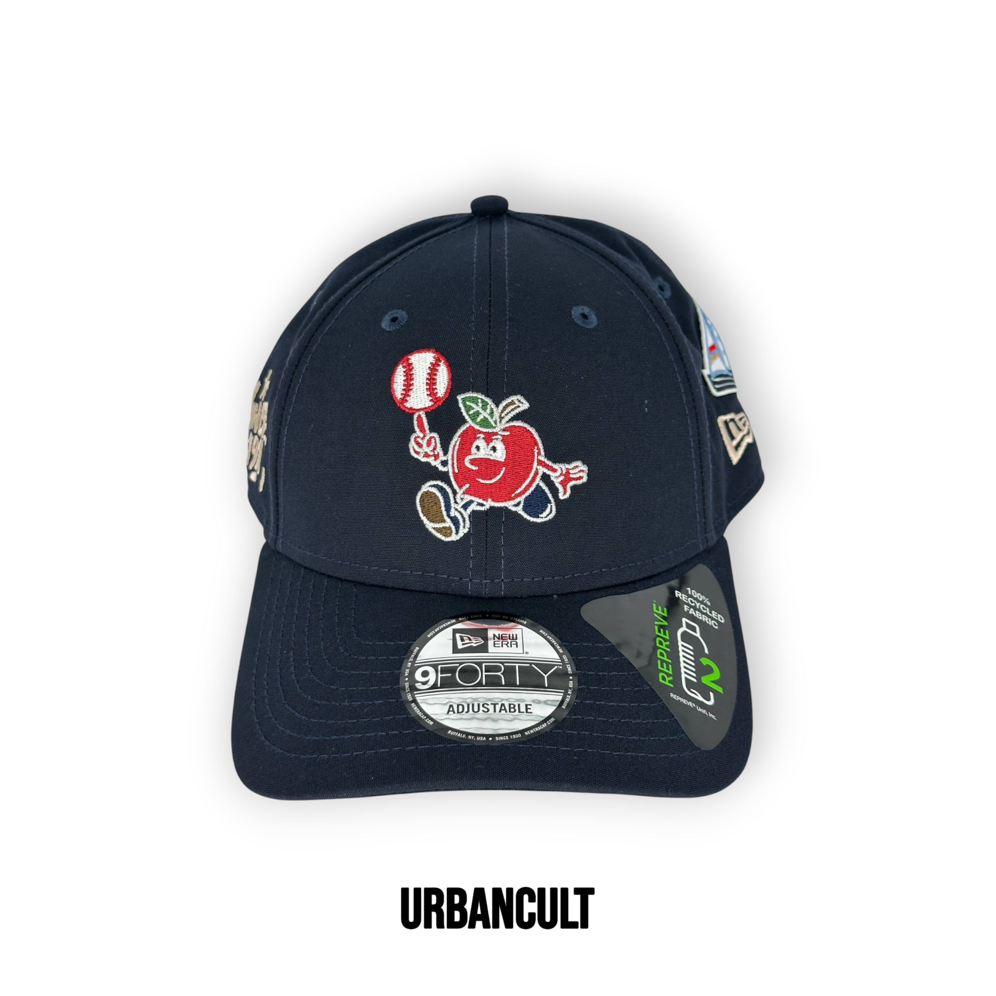 New Era Repreve Apple Base Custom - Blu Navy - Urban Cult