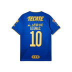 Urban Cult Maglia Ufficiale Tigres UANL Home 2020/21 Gignac #10 blu con dettagli gialli, taglia XL.