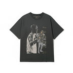 Urban Cult T-shirt Travis Scott x Jordan 'Photo' nera in cotone con stampa Michael Jordan e Travis Scott