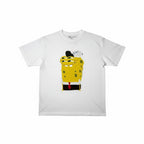 Urban Cult T-shirt bianca in cotone con grafica SpongeBob e Patrick in stile CPFM, taglia M.