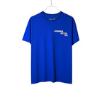 Urban Cult VLONE x Juice WRLD 999 T-shirt blu in cotone, taglia S, con logo "Legends Never Die" sul petto.