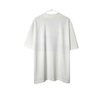 Urban Cult white knit jersey inspired by Serie A football culture, featuring a fine knit texture and short sleeves.
