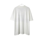 Urban Cult white knit jersey inspired by Serie A football culture, featuring a fine knit texture and short sleeves.