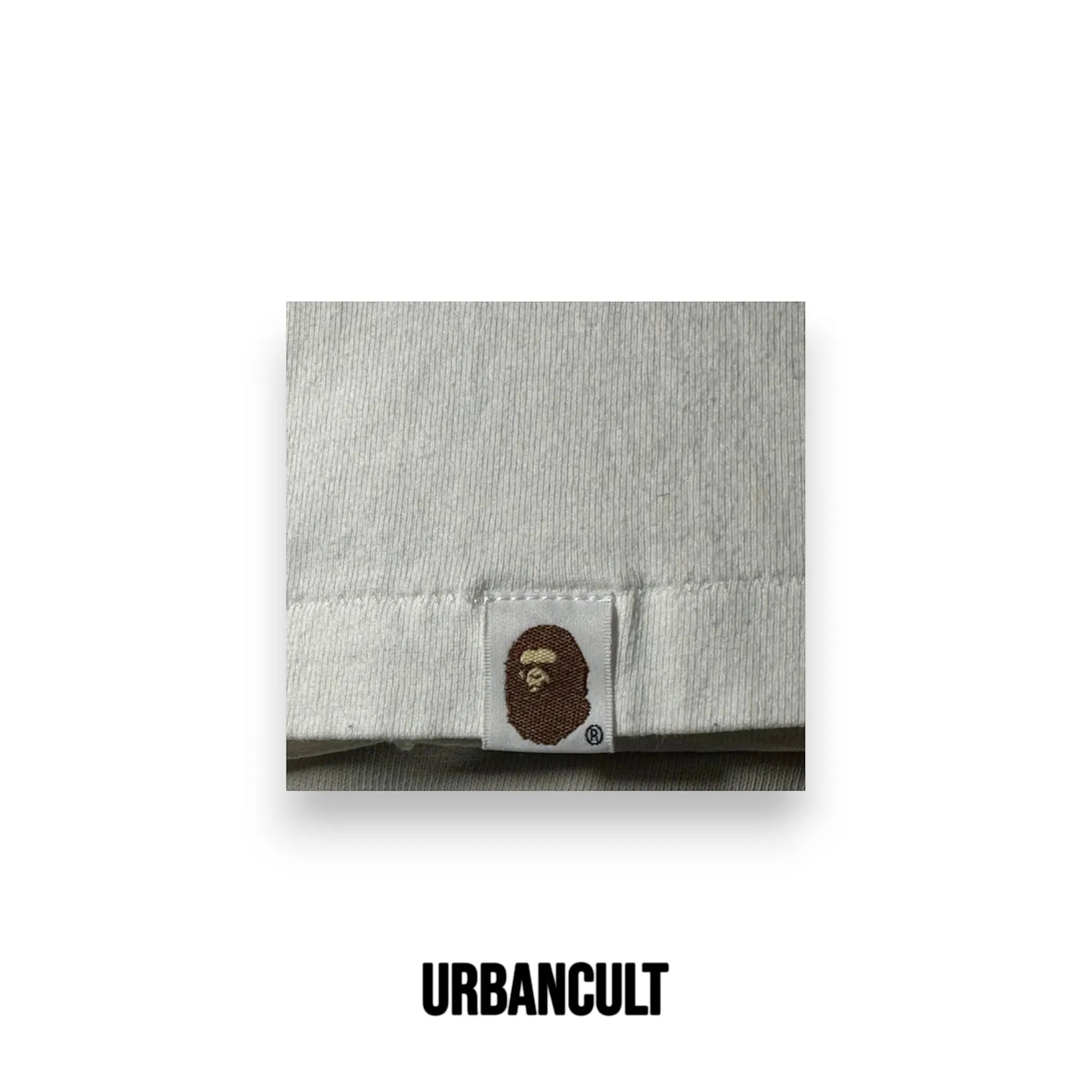 BAPE Mix Camo College multicolor T-shirt - Bianco - Urban Cult