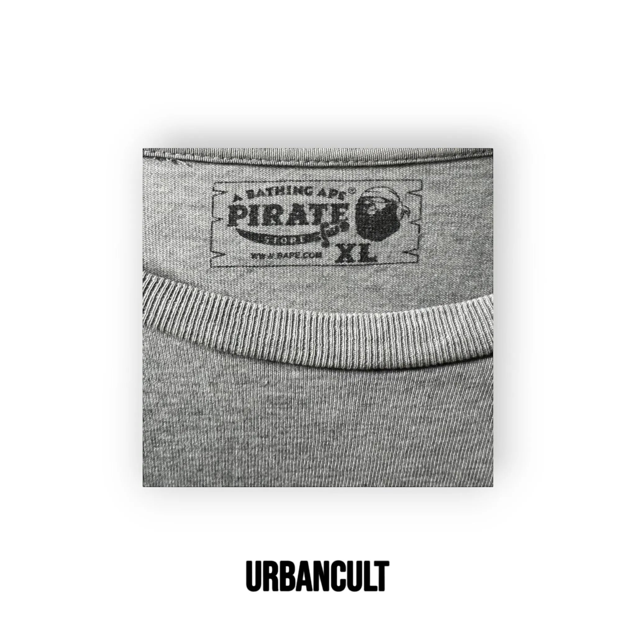 BAPE Pirate Head Logo T-shirt - Grigia - Urban Cult