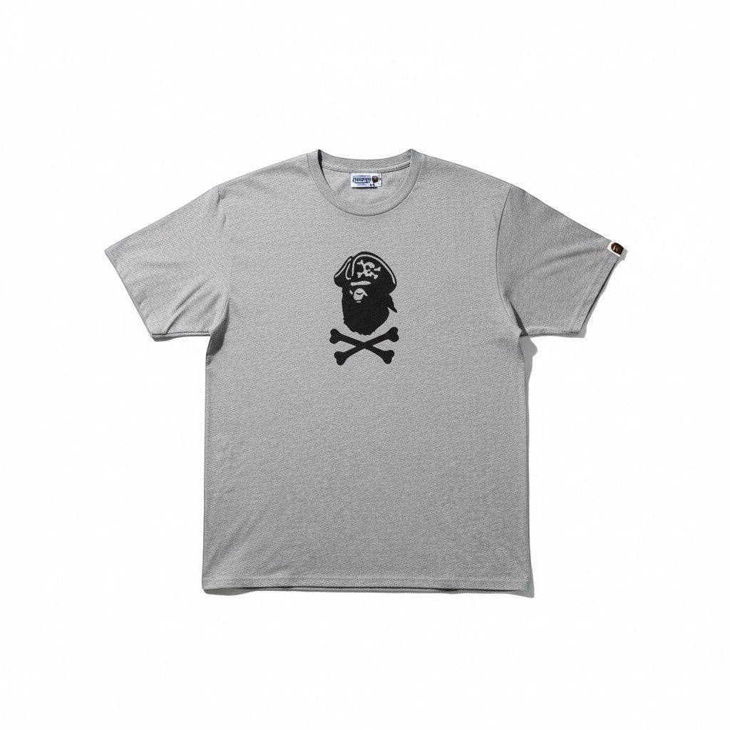 BAPE Pirate Head Logo T-shirt - Grigia - Urban Cult