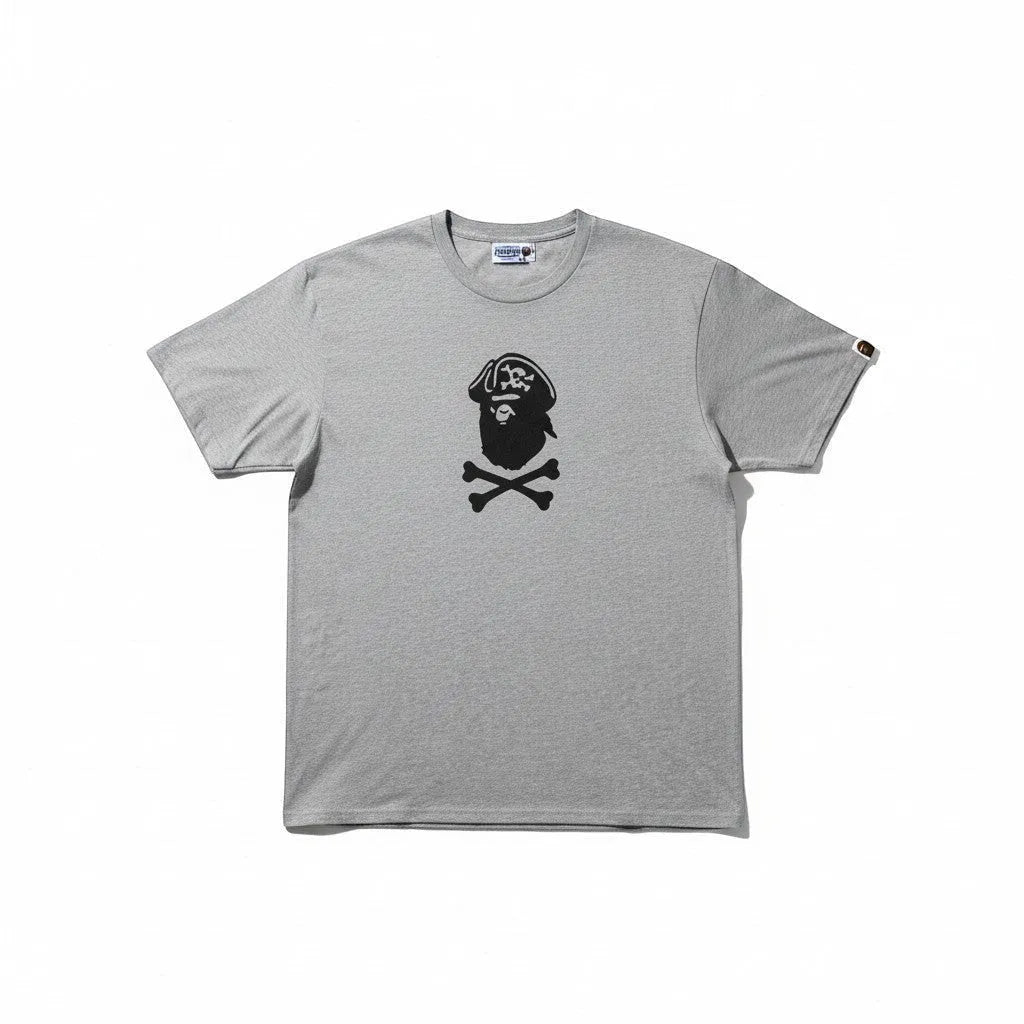 BAPE Pirate Head Logo T-shirt - Grigia - Urban Cult