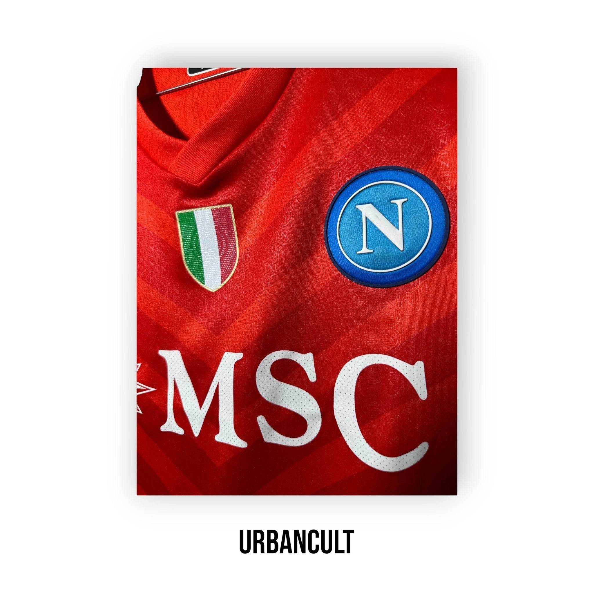 Maglia Napoli 2024/25 - Meret #1 AUTOGRAFATA (Red Edition) - Urban Cult