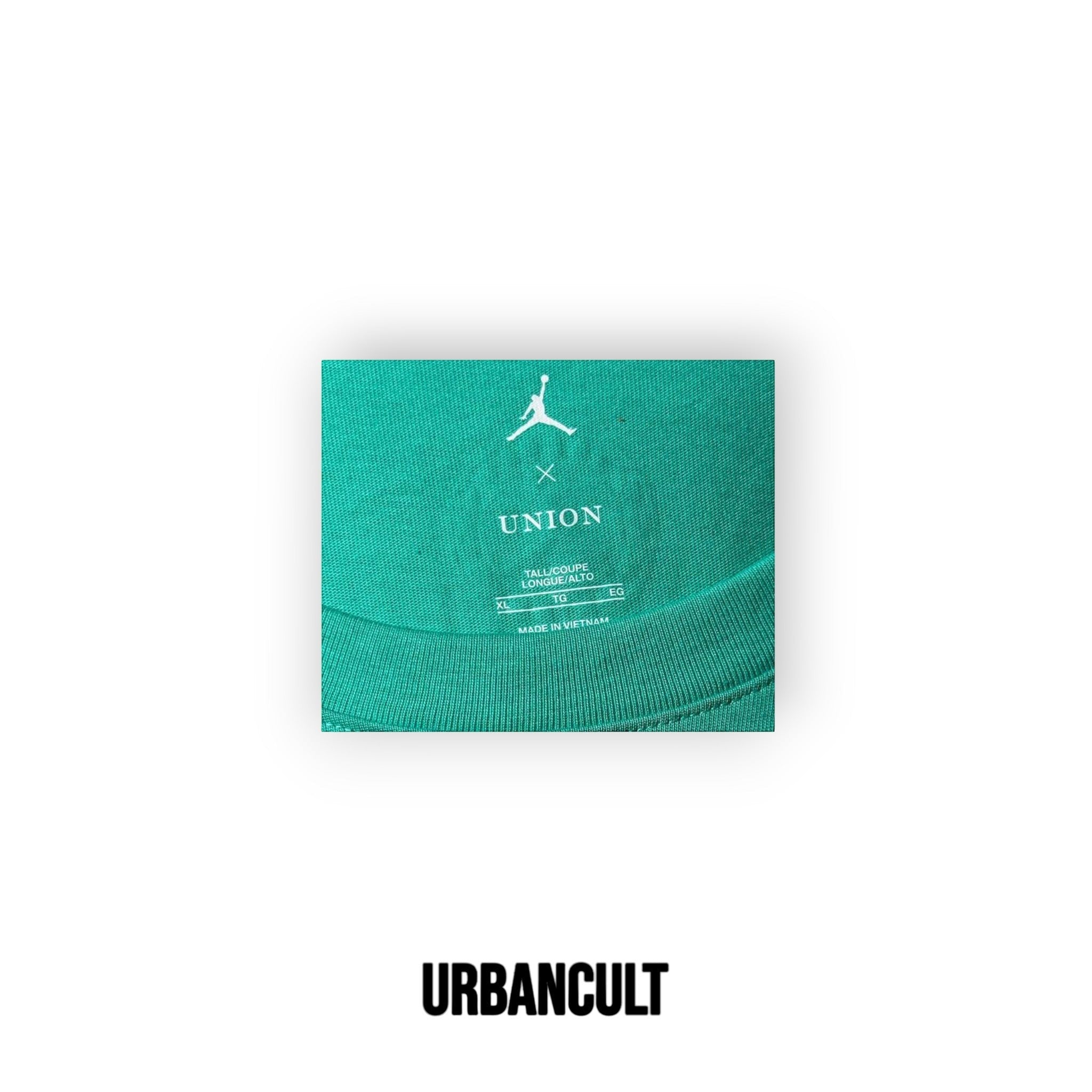 T-Shirt Jordan x Union LA MJ L/S Kinetic - Verde Cinetico - Urban Cult