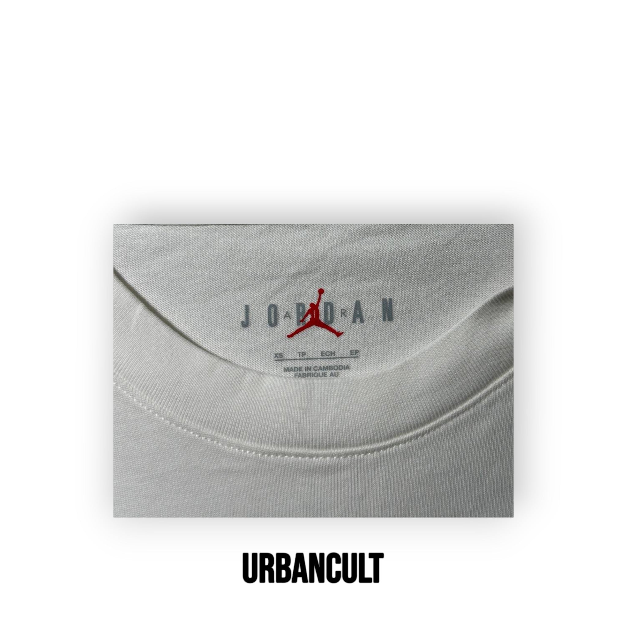 T-Shirt Jordan x Travis Scott "Logo Tee" Cactus Jack - Bianca - Urban Cult