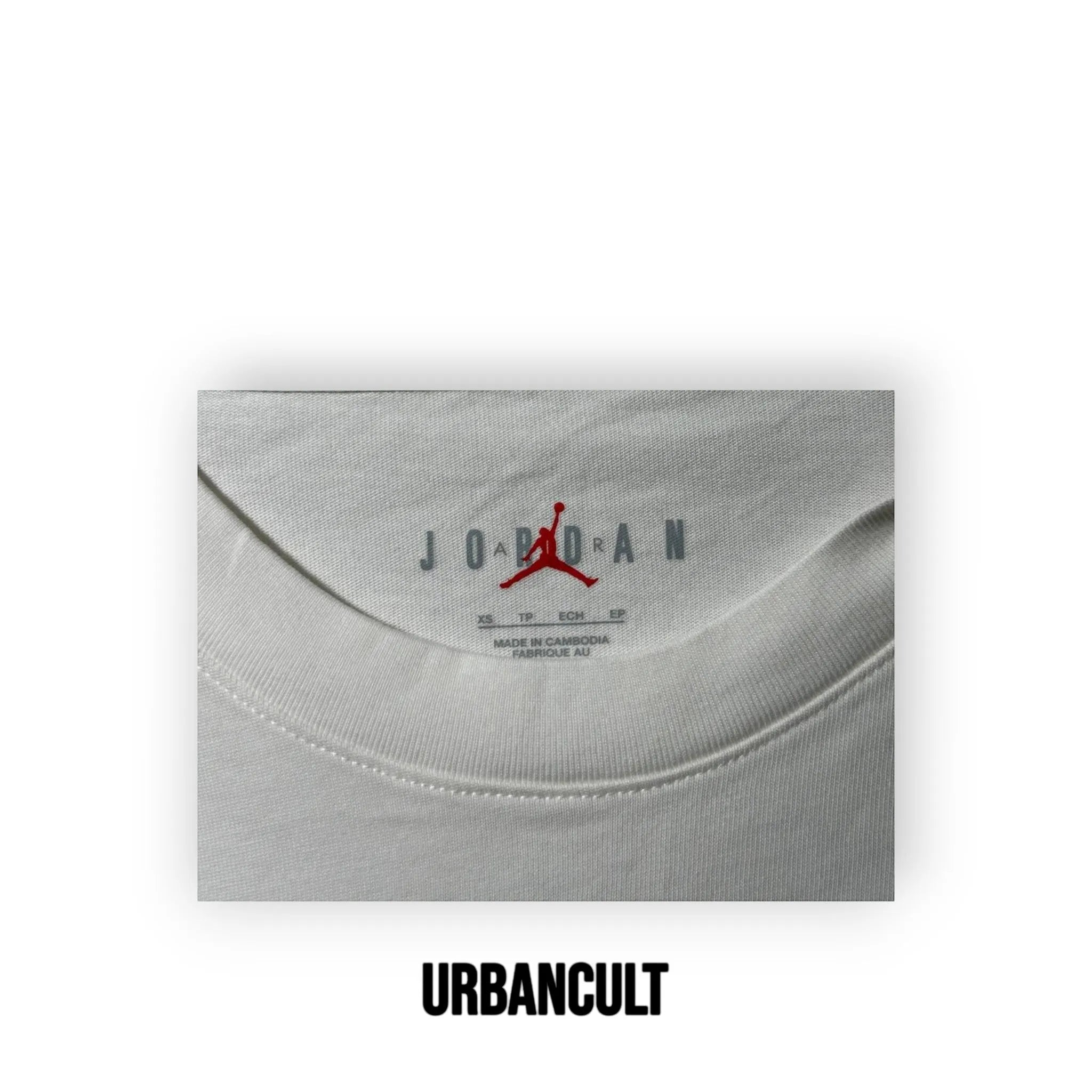 T-Shirt Jordan x Travis Scott "Logo Tee" Cactus Jack - Bianca - Urban Cult