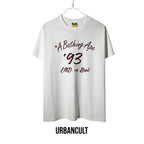 Urban Cult T-Shirt BAPE x End Bowling Tee Bianca in cotone bianco con stampa "A Bathing Ape '93 END. in Bape"