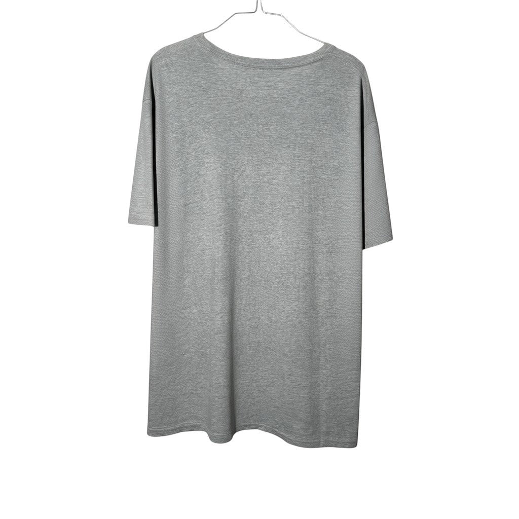 Urban Cult grey cotton t-shirt with BAPE Pirate Head logo on front, size XL.