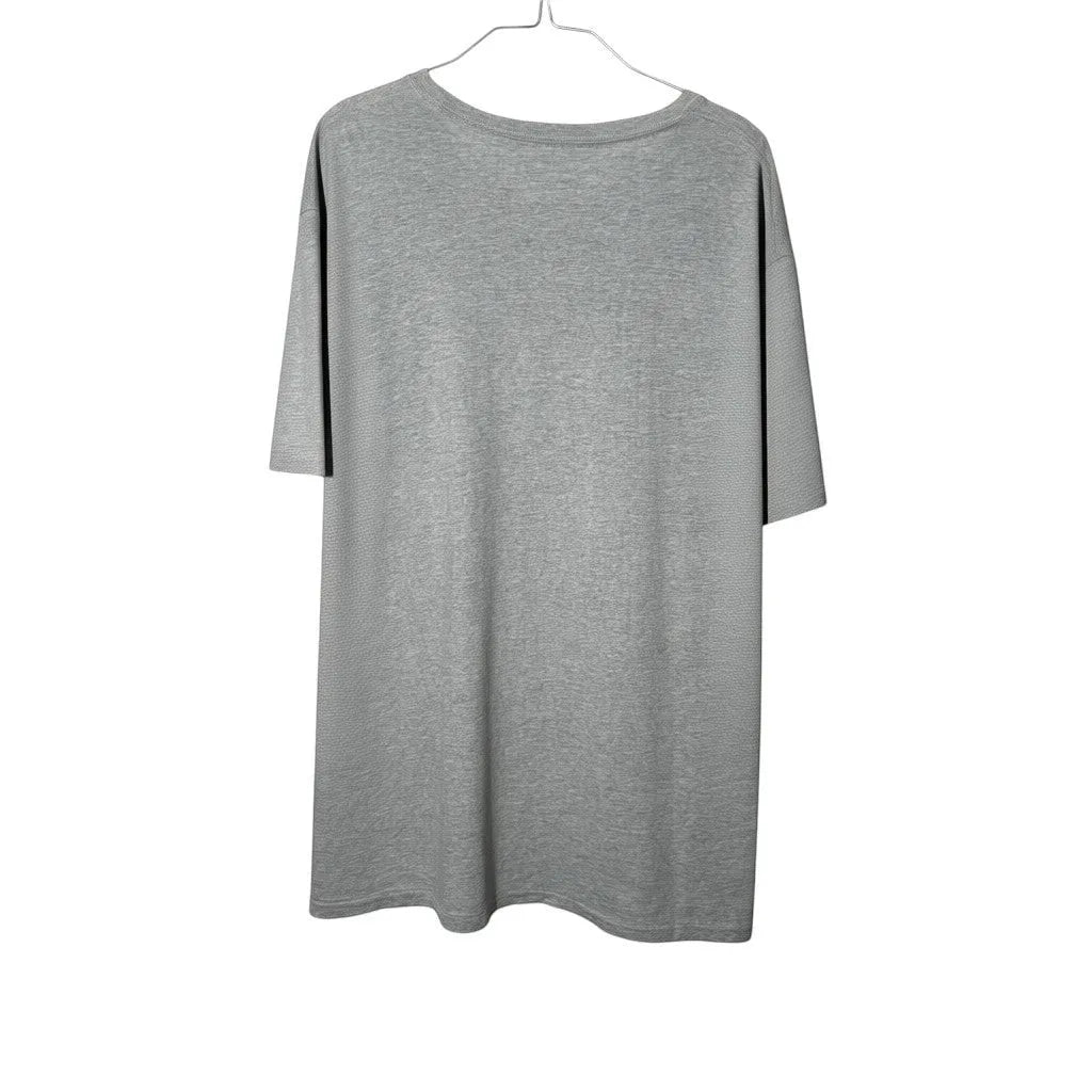 Urban Cult grey cotton t-shirt with BAPE Pirate Head logo on front, size XL.