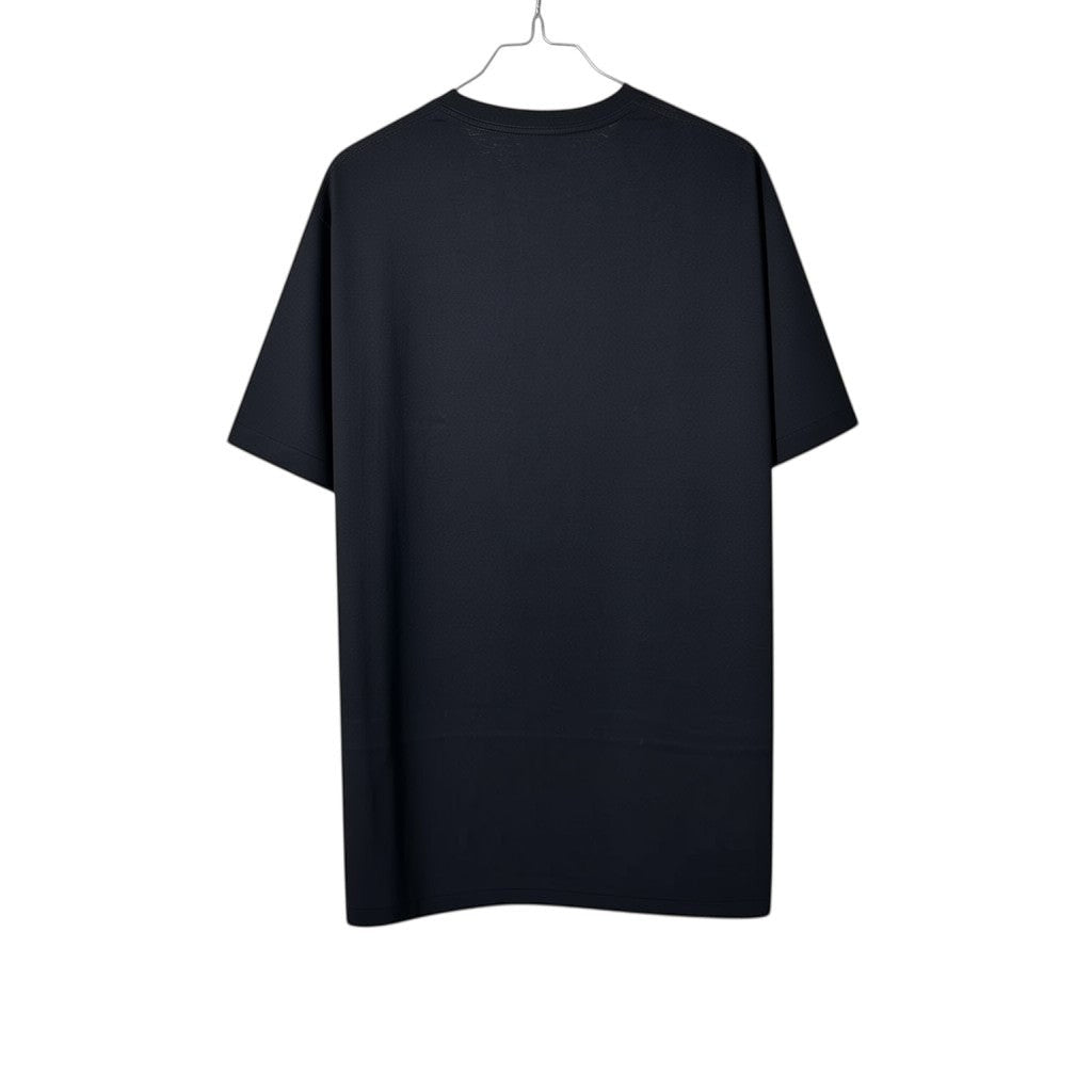 T-Shirt nera in cotone di alta qualità di A Bathing Ape (BAPE), taglia L.