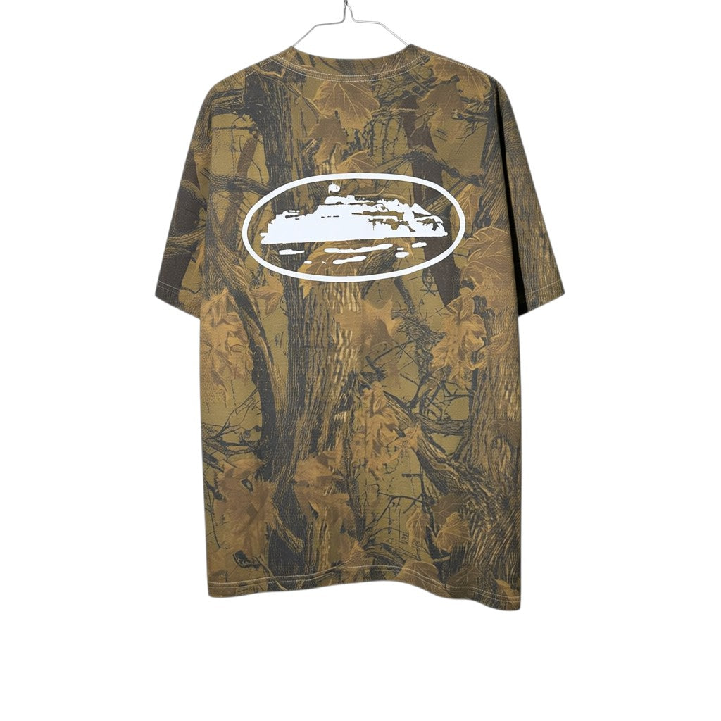 Urban Cult T-Shirt Corteiz Island Alcatraz Puff Print Forest Camo cotone M