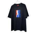Urban Cult T-Shirt Corteiz NDA Logo Nera in cotone nero con logo parodia NBA.