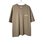 Urban Cult Marrone T-shirt in cotone di alta qualità, vestibilità boxy oversize, logo 545 sul petto.