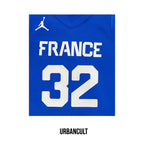 Urban Cult Jersey Ufficiale da Basket Francia Victor Wembanyama #5 blu in poliestere traspirante.