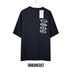 Urban Cult black cotton oversized T-Shirt Jordan x Travis Scott Air Tee with white graphic details