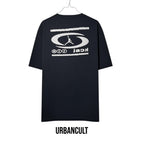 Urban Cult black cotton oversized fit T-Shirt Jordan x Travis Scott Air Tee with graphic print