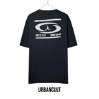Urban Cult black cotton oversized fit T-Shirt Jordan x Travis Scott Air Tee with graphic print