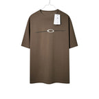 Urban Cult T-Shirt Jordan x Travis Scott Marrone in cotone con logo grafico oversize fit.