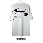 Urban Cult T-Shirt Jordan x Travis Scott bianca in cotone con logo Cactus Jack e Jumpman sul retro. Taglia XS (vestibilità oversize).