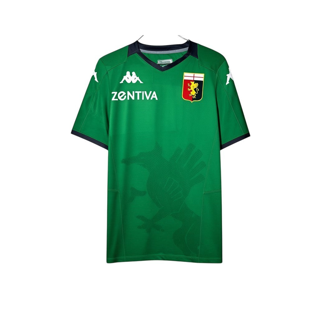 Urban Cult Maglia Portiere Genoa FC 2019/2020 Verde L, con stemma del Grifone e sponsor ZENTIVA. Design Kappa.