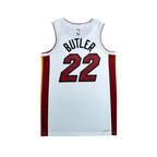Urban Cult Miami Heat Jimmy Butler #22 white basketball jersey, size M. Features Dri-FIT technology.