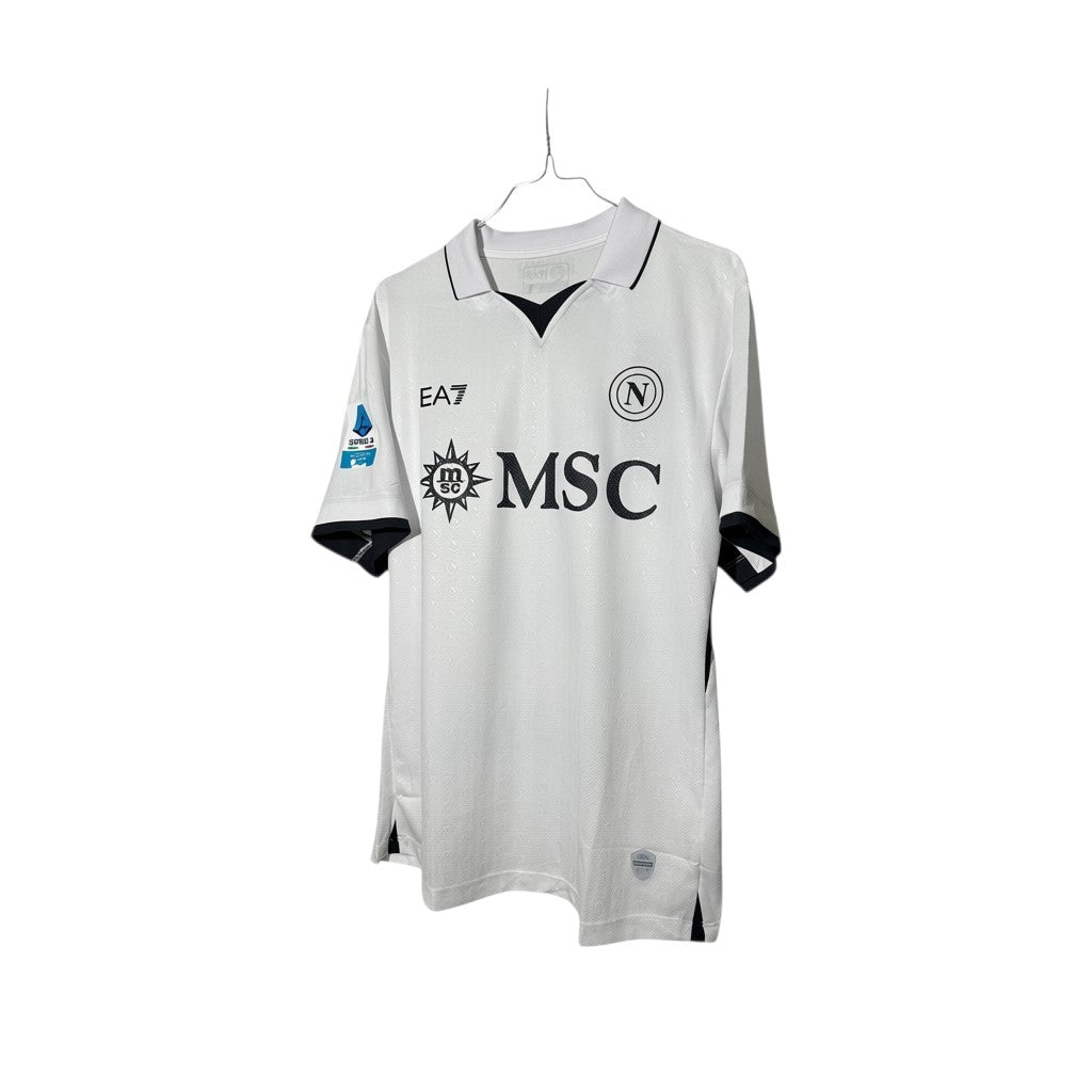 Urban Cult white EA7 Napoli 2024/25 Spinazzola #37 autographed football shirt, size L