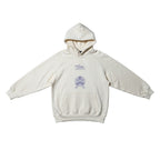 Urban Cult Nude Project Chateau Hoodie in Marshmallow cream cotton with a relaxed fit and a crest graphic. New.