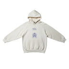 Urban Cult Nude Project Chateau Hoodie in Marshmallow cream cotton with a relaxed fit and a crest graphic. New.