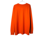 Urban Cult orange cotton Box Logo longsleeve t-shirt, size M, FW20 collection.