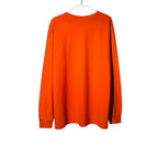 Urban Cult orange cotton Box Logo longsleeve t-shirt, size M, FW20 collection.