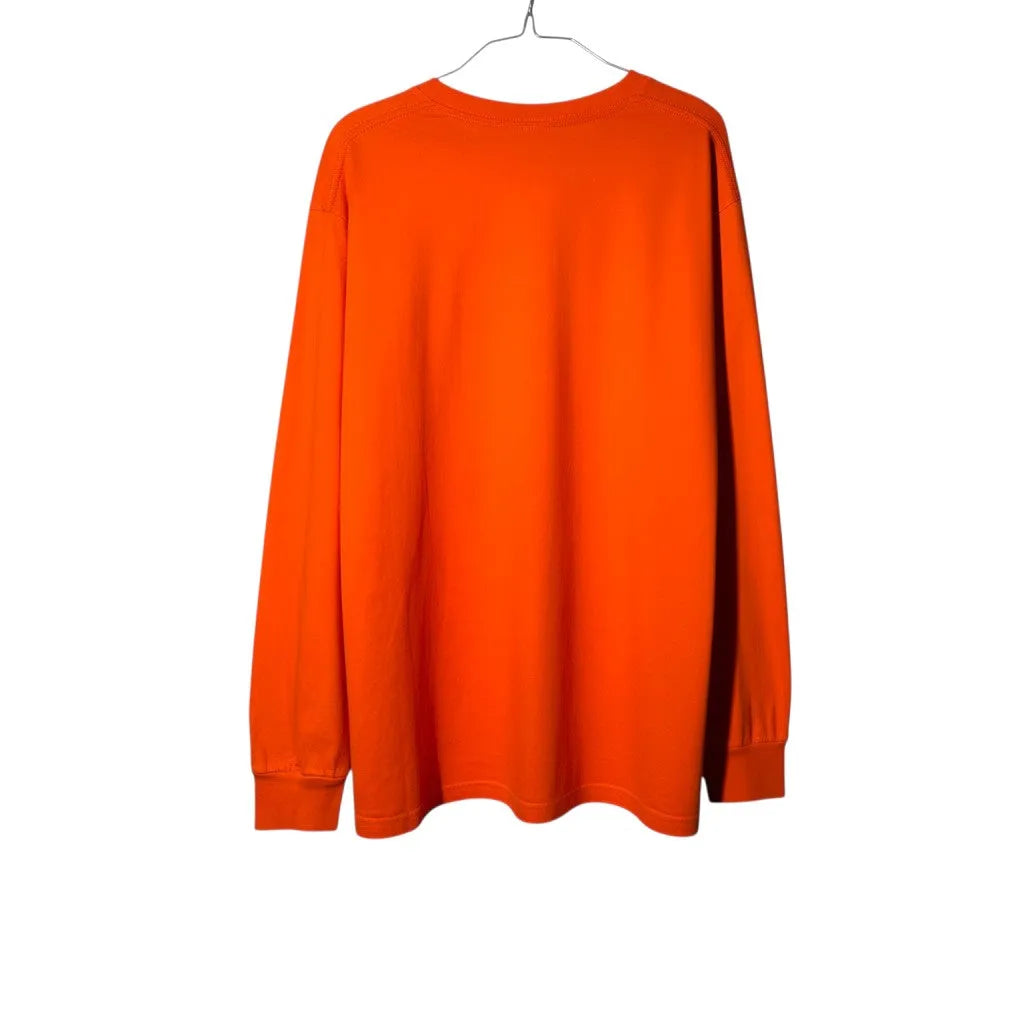 Urban Cult orange cotton Box Logo longsleeve t-shirt, size M, FW20 collection.