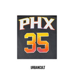 Urban Cult Jersey Basket Ufficiale Phoenix Suns Kevin Durant #35 Icon Edition nera in tessuto Nike, taglia M.