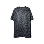 Maglia Ufficiale Jordan PSG Third Kit 2023/2024 nera e grigia con stampa "elephant print" camo