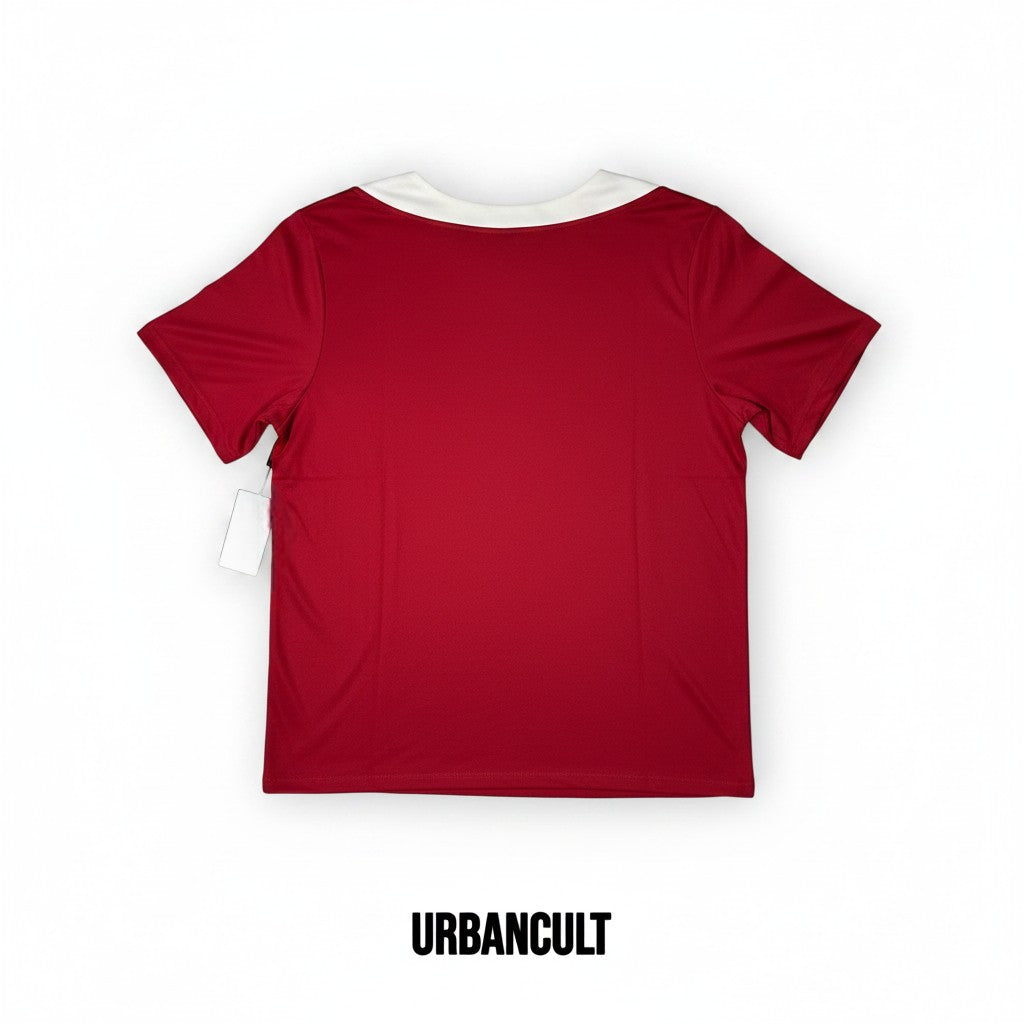 Urban Cult Maglia da Calcio PSG Strike Training rossa e bianca taglia XXL con tecnologia Dri-FIT
