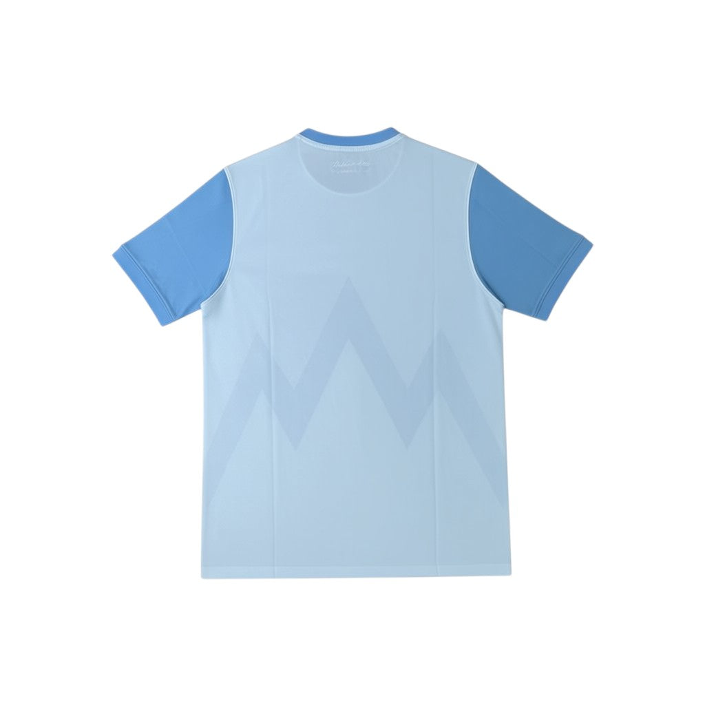 Urban Cult Slovenia National Team 2020/2021 Home Jersey. Light blue with subtle mountain graphic and white collar detail. Nike.