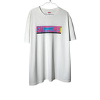 Urban Cult white cotton Supreme All Over T-shirt with Japanese writing and logo graphic, size L
