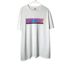 Urban Cult white cotton Supreme All Over T-shirt with Japanese writing and logo graphic, size L