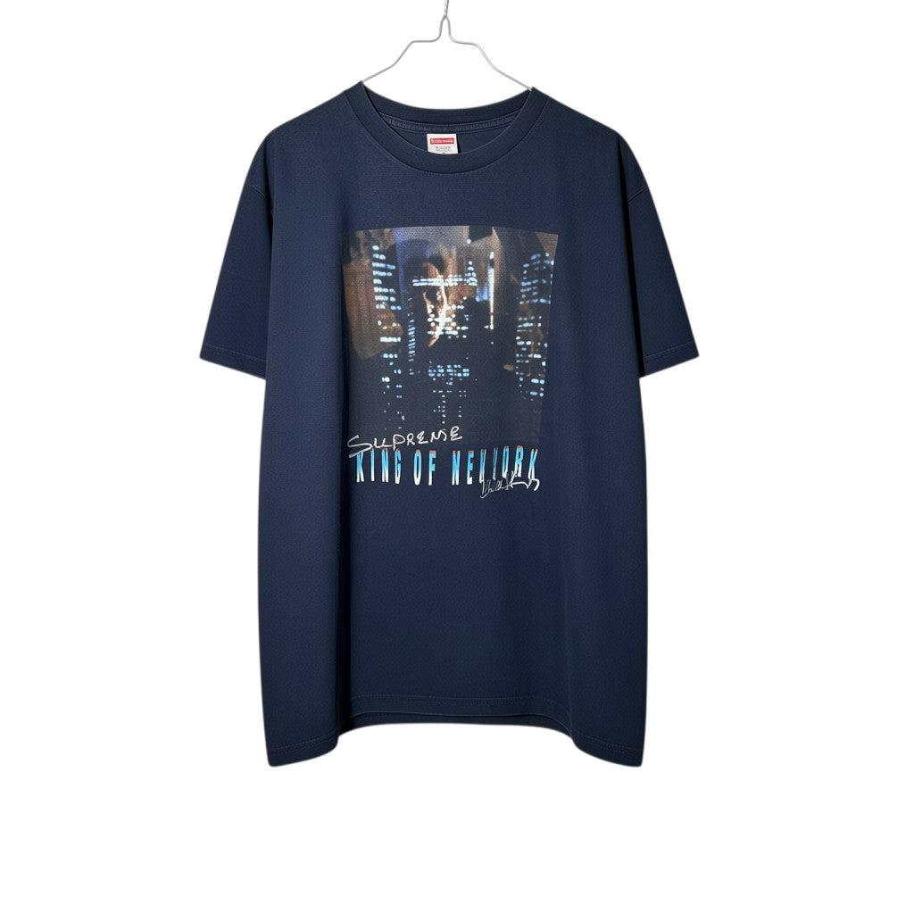 Urban Cult Supreme Kings of New York T-shirt blu in cotone, collezione SS19, taglia M
