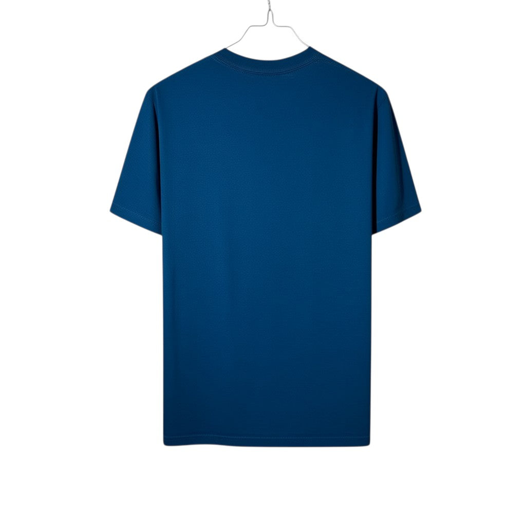 Urban Cult T-shirt blu in cotone con stampa Statua della Libertà, taglia S, collezione FW24.