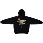 Urban Cult black cotton hoodie with Travis Scott Cactus Jack McDonald's Apple Pie graphic print on back